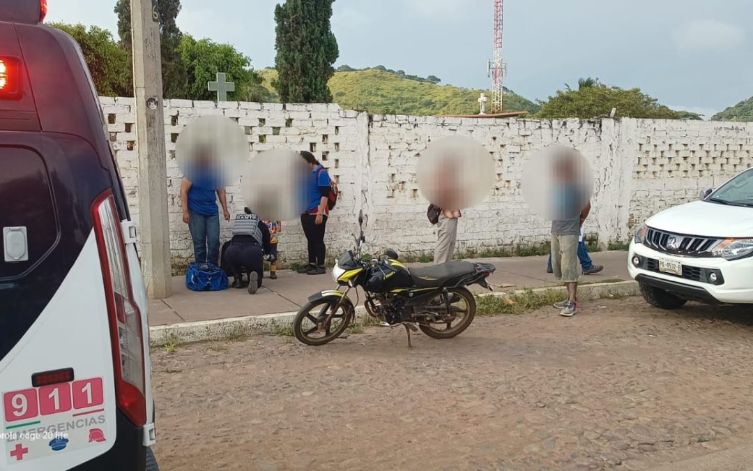 Atiende SSPC a dos personas lesionadas en Jardines del Valle de Tepic