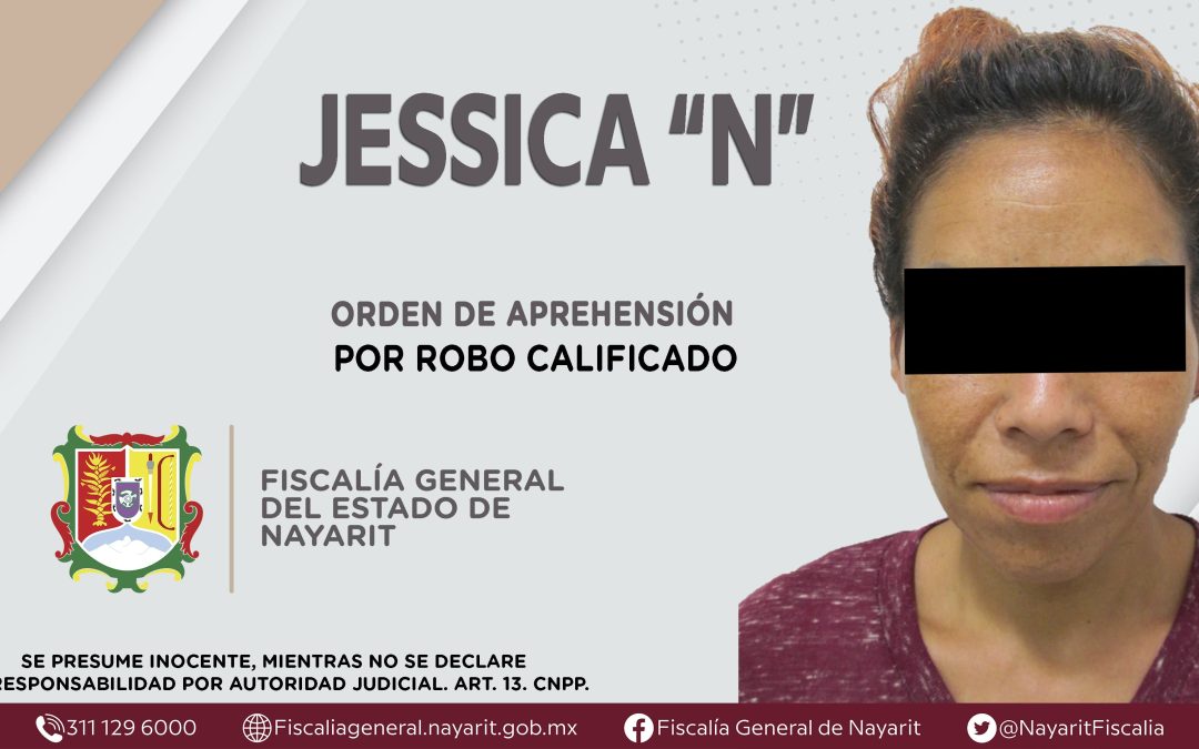 SE LE EJECUTA ORDEN DE APREHENSIÓN POR ROBO CALIFICADO