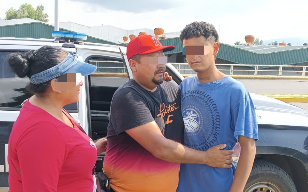 Sano y salvo localiza Policía Vial Tepic a joven reportado como desaparecido