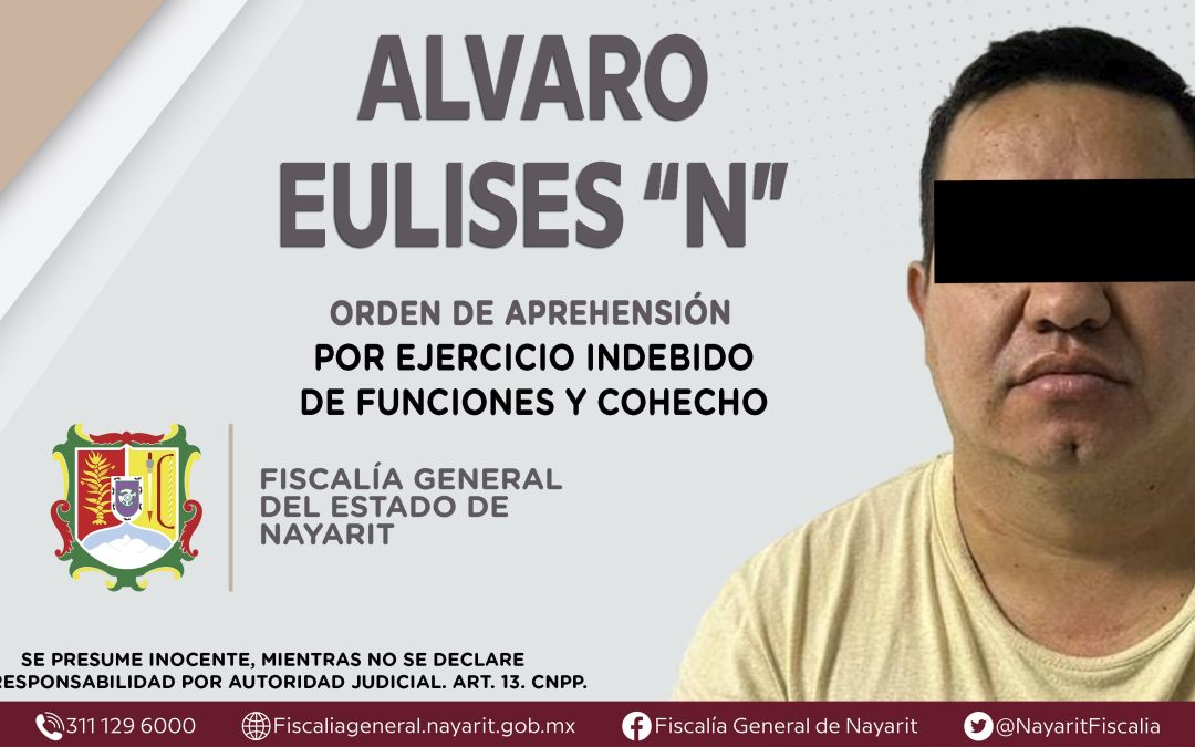 APREHENDIDO POR EJERCICIO INDEBIDO DE FUNCIONES Y COHECHO