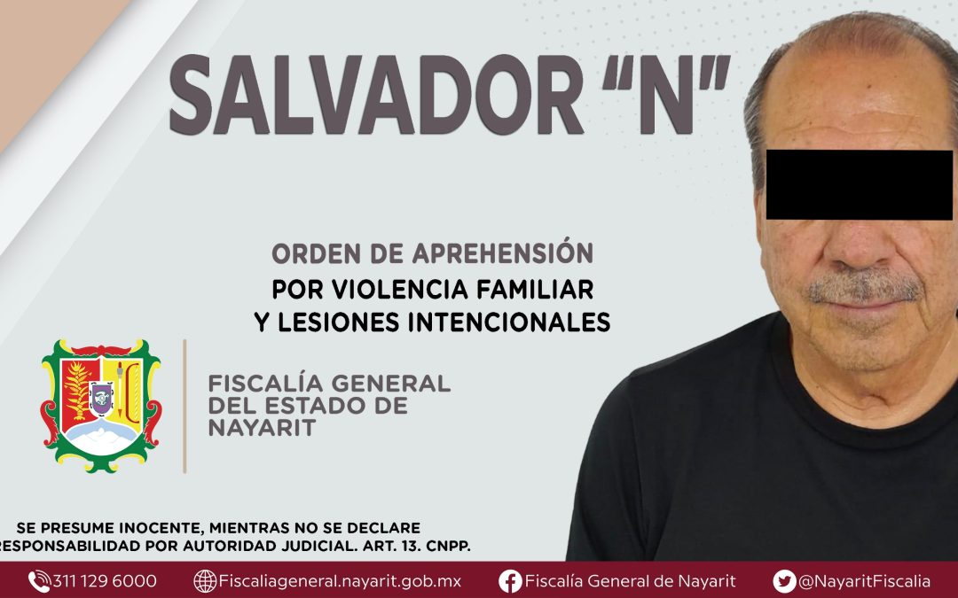 APREHENDIDO POR VIOLENCIA FAMILIAR Y LESIONES INTENCIONALES