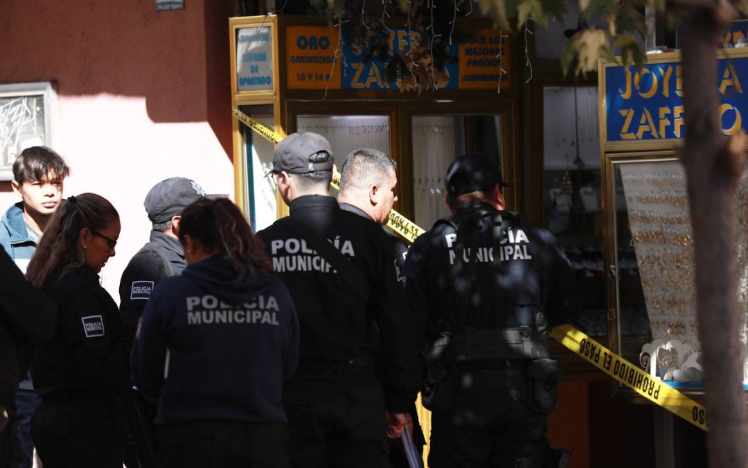 Atiende Policía Tepic robo a joyería ubicada en la zona Centro de la capital nayarita