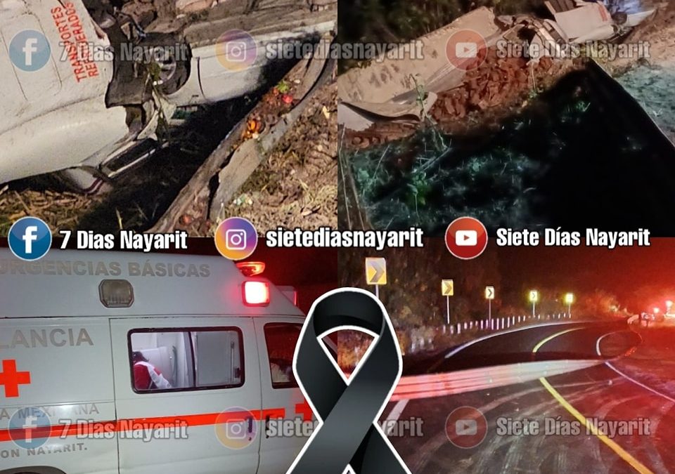 IDENTIFICAN A FAMILIA QUE PERDIO LA VIDA EN TRÁGICO ACCIDENTE EN TEPIC.