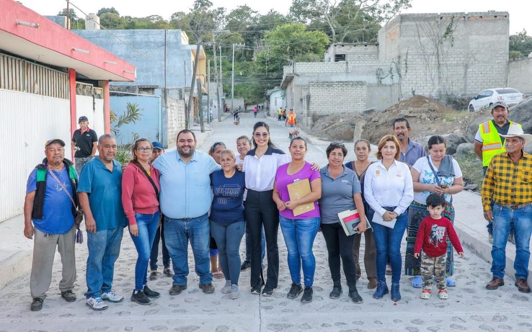 Pasan cosas buenas en Tepic: anuncia Geraldine rehabilitación de 21 cuadras