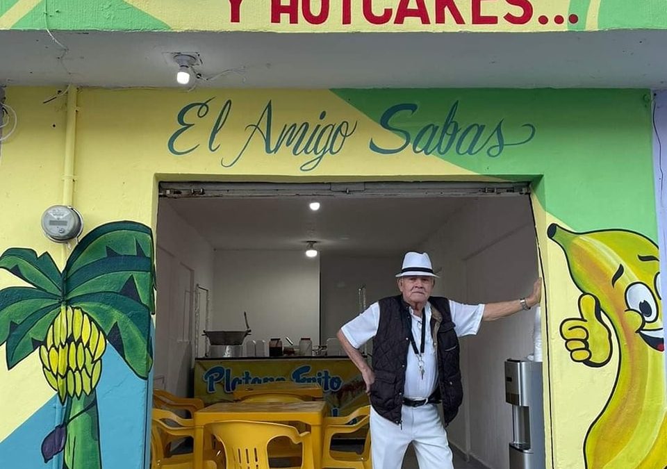 EL AMIGO SABAS CUMPLE SU SUEÑO, YA TIENE SU PROPIO LOCAL.