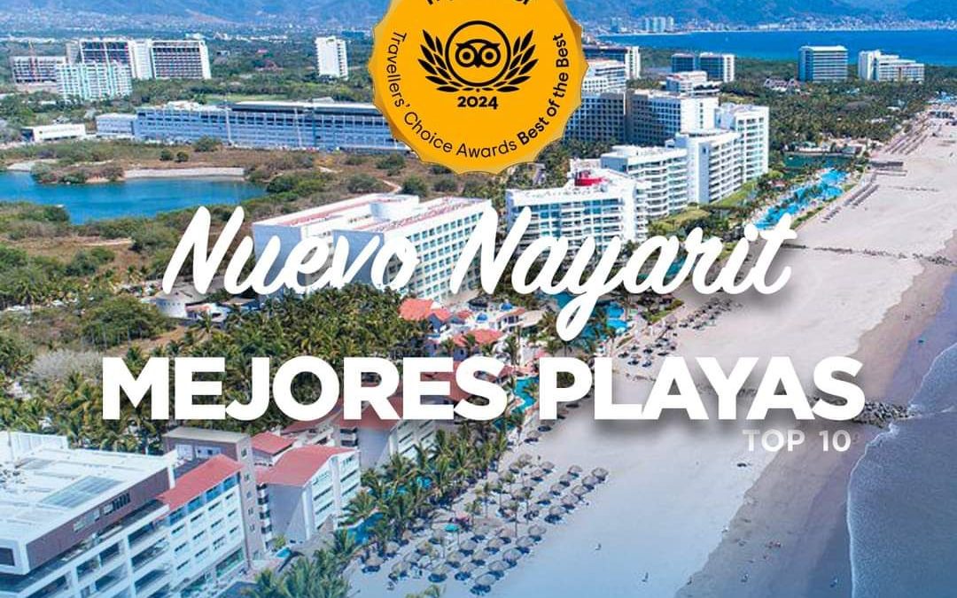 Recibe Nayarit reconocimiento como el “Mejor Destino” y las “Mejores Playas”