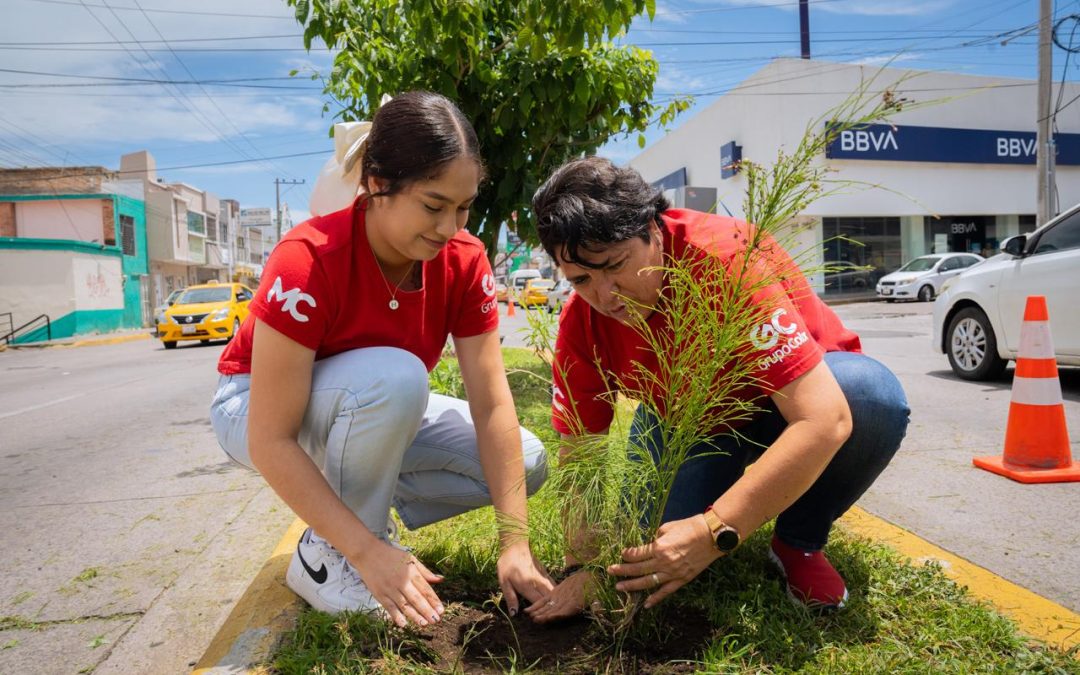 Gobierno de Tepic cuida el medio ambiente con Programa de Arborización