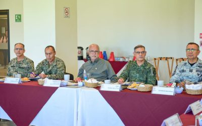 GOBERNADOR DE NAYARIT REALIZA MESA DE SEGURIDAD EN BOCA DE CHILA.