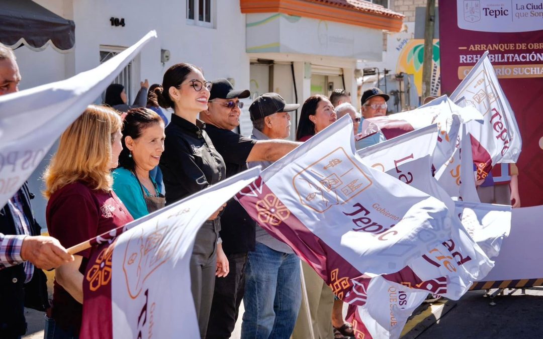 Más de 30 obras para Tepic anuncia Geraldine antes de cerrar el año