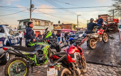 Activa Gobierno de Tepic operativos de prevención de accidentes «Salvando Vidas-Motociclista Seguro» en zona rural