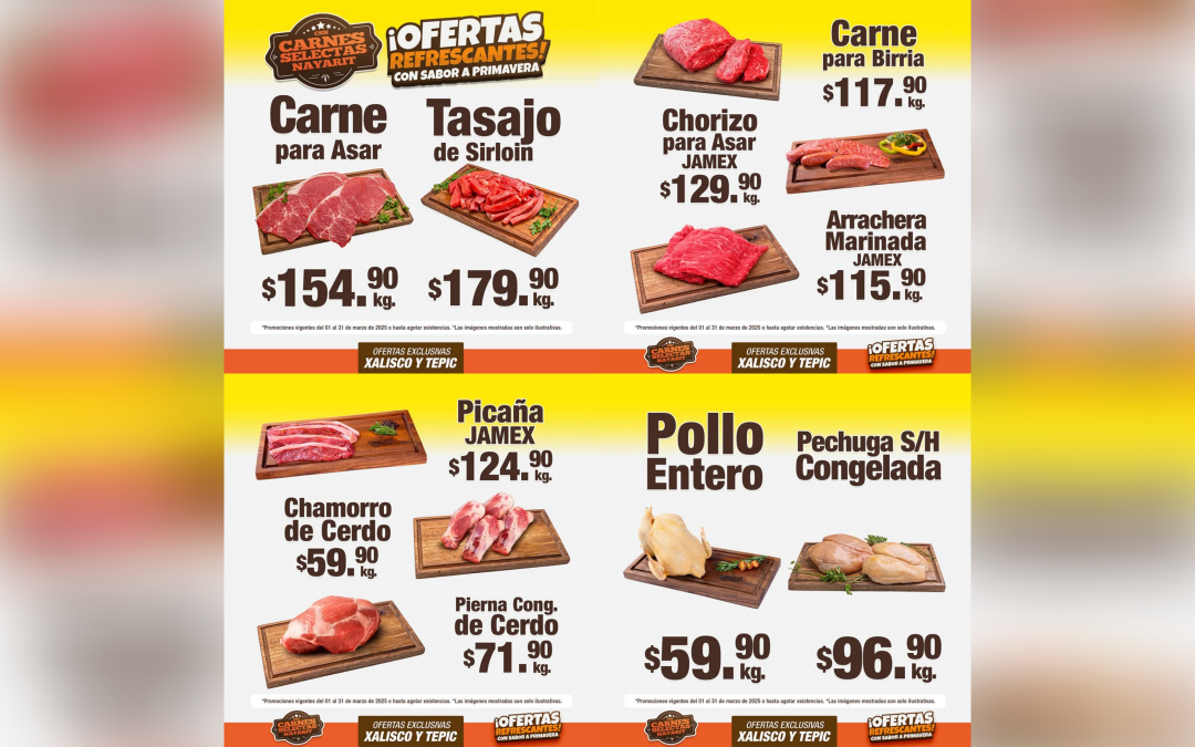 PROMOCIONES CARNES SELECTAS MES DE MARZO