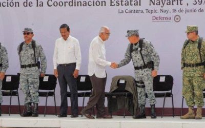 Inauguran la Coordinación Estatal Nayarit, 39/o. Batallón de la Guardia Nacional y 412/a. Compañía en el municipio de Tepic.