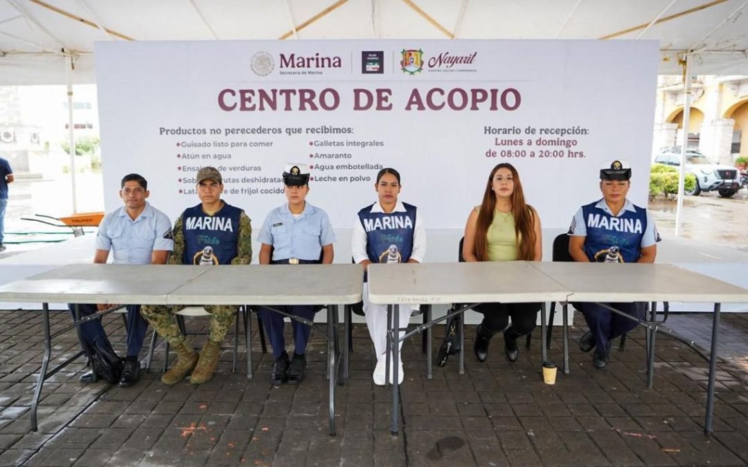 INSTALAN CENTRO DE ACOPIO PARA AFECTADOS POR HURACÁN ERICK EN EL PAÍS