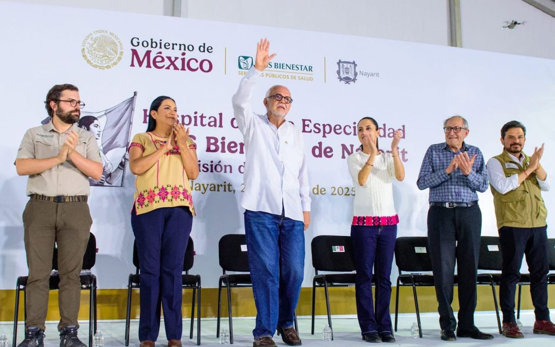Supervisa Claudia Sheinbaum avances del Hospital de Alta Especialidad IMSS-Bienestar en Tepic.