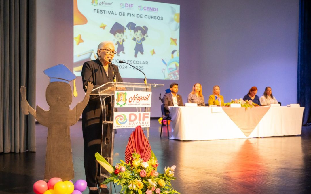 Clausura Beatriz Estrada el ciclo escolar 2024–2025 del CENDI DIF