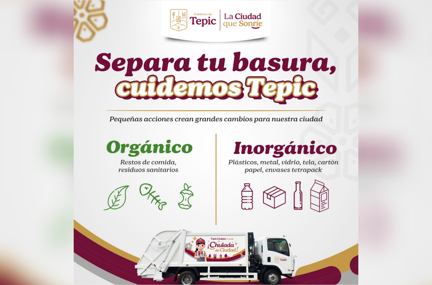 Separa tu basura, cuidemos Tepic