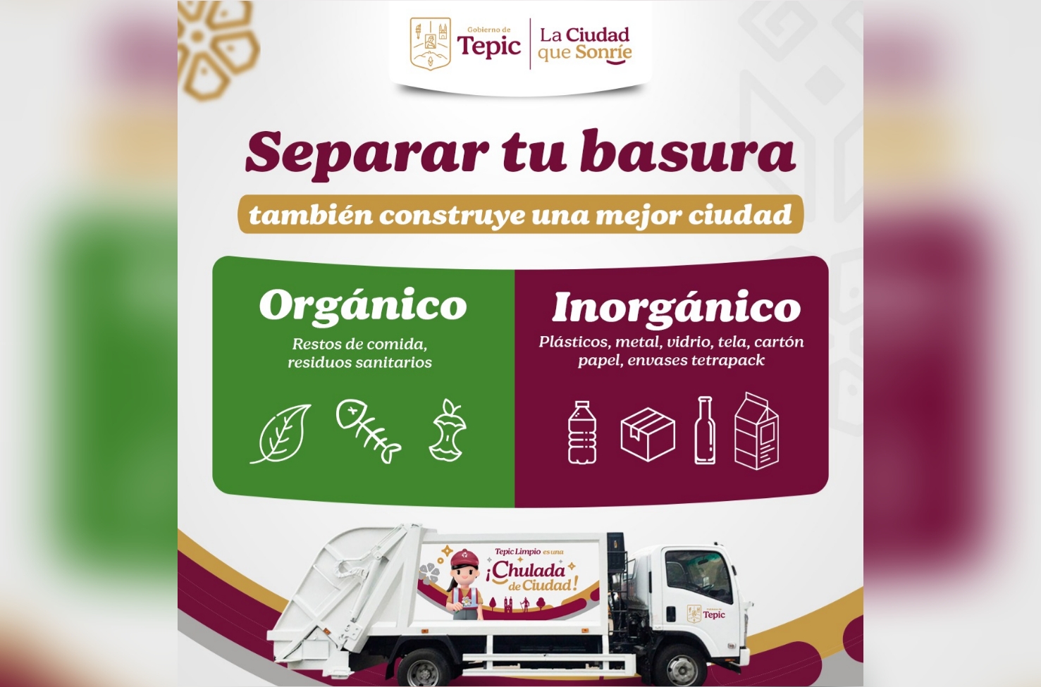 SEPARACIÓN DE BASURA TEPIC